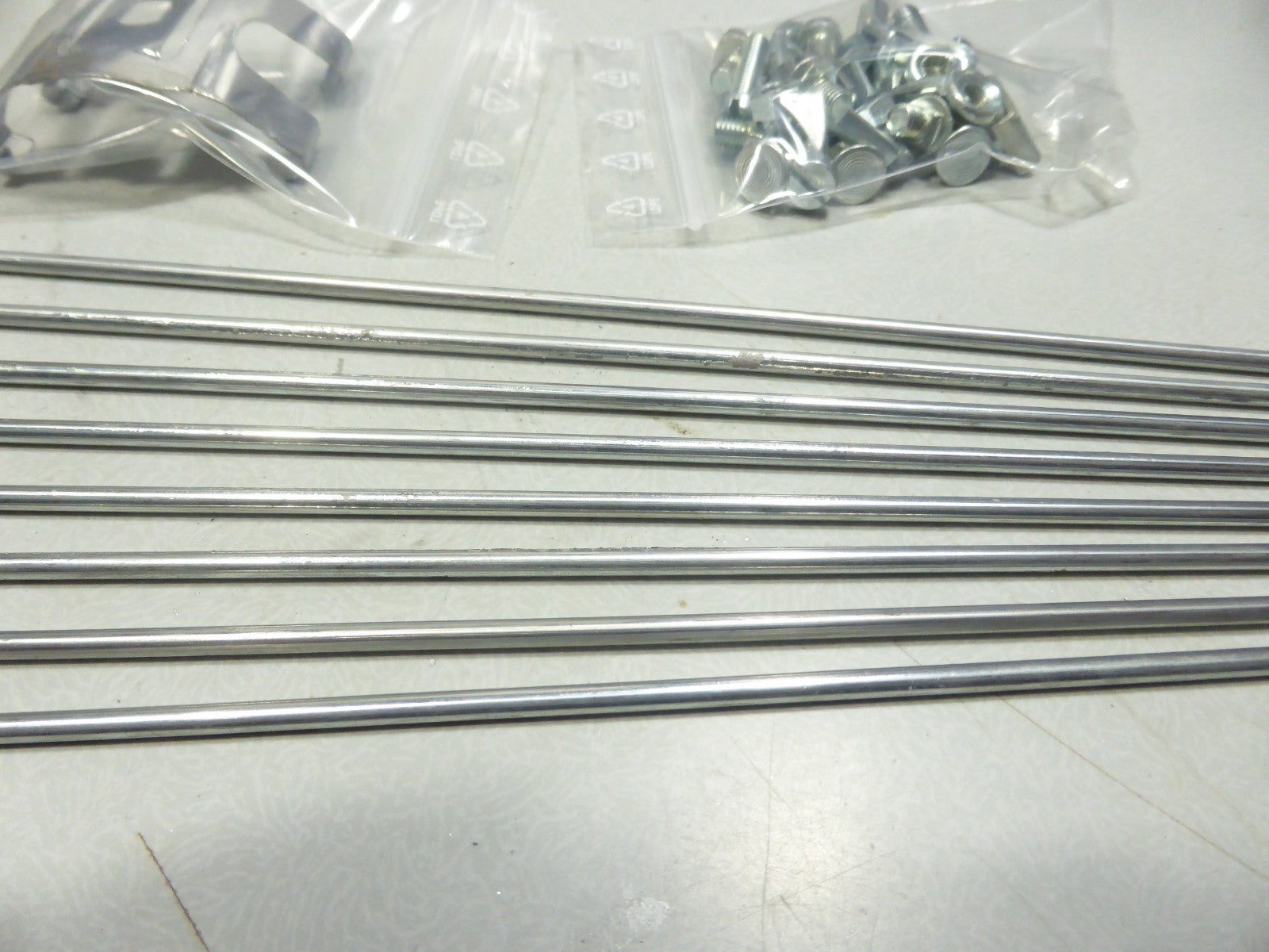 ✨NOS tringles garde boue 350 mm Ø 3 mm acier vélo Fender Stay set velo vintage✨