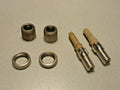 ✨ Ancien stock / NOS – Écrou et embout de valve vélo vintage Dunlop avec gaine ✨
