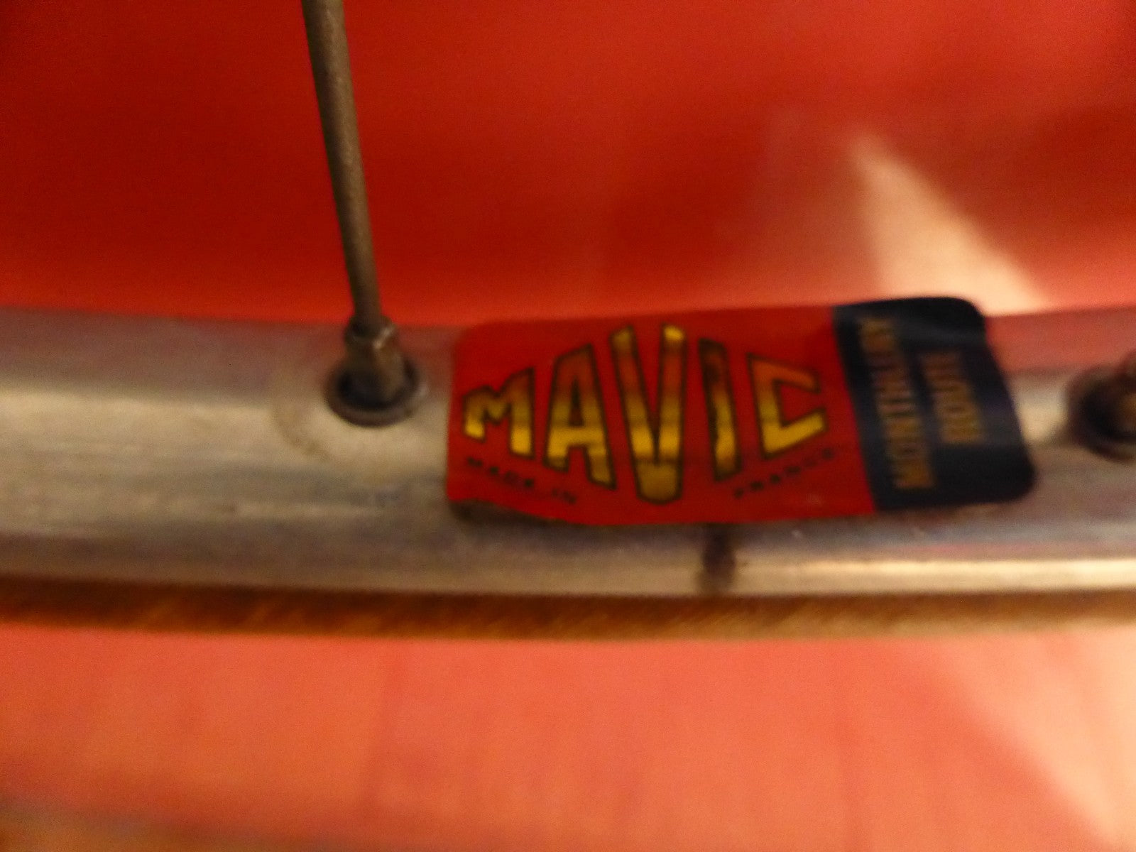 ✨Mavic Monthlery Route NOS Roue arrière moyeux Normandy  velo Vintage Rare✨