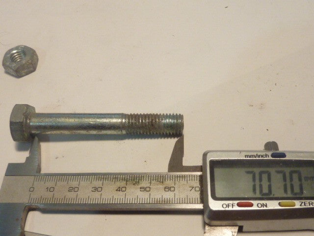 boulon VIS METAUX 11X70 ancien stock