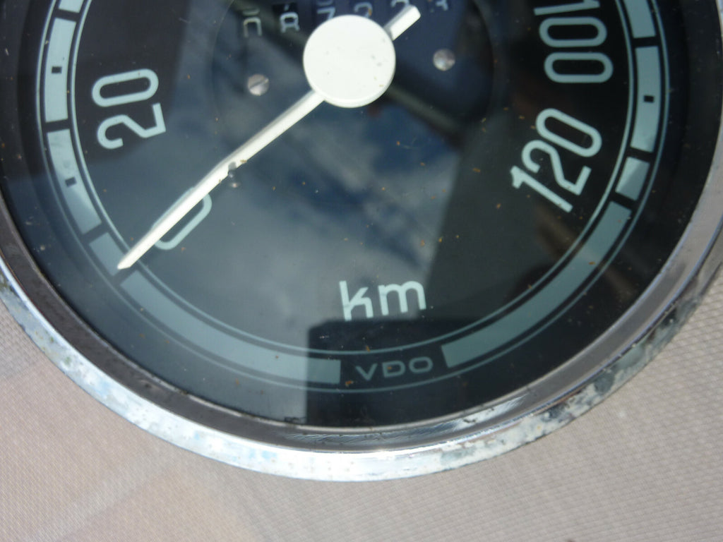 compteur camion truck tachograph VDO 120 km h Ø 145 mm 1971