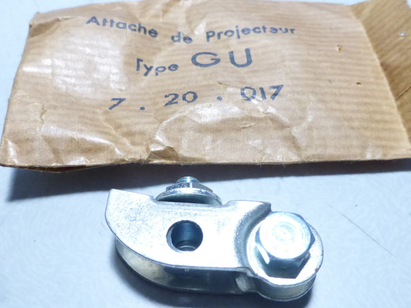 ✨ NOS Support de Phare Vélo Cibié / Soubitez – Attache Vintage ✨