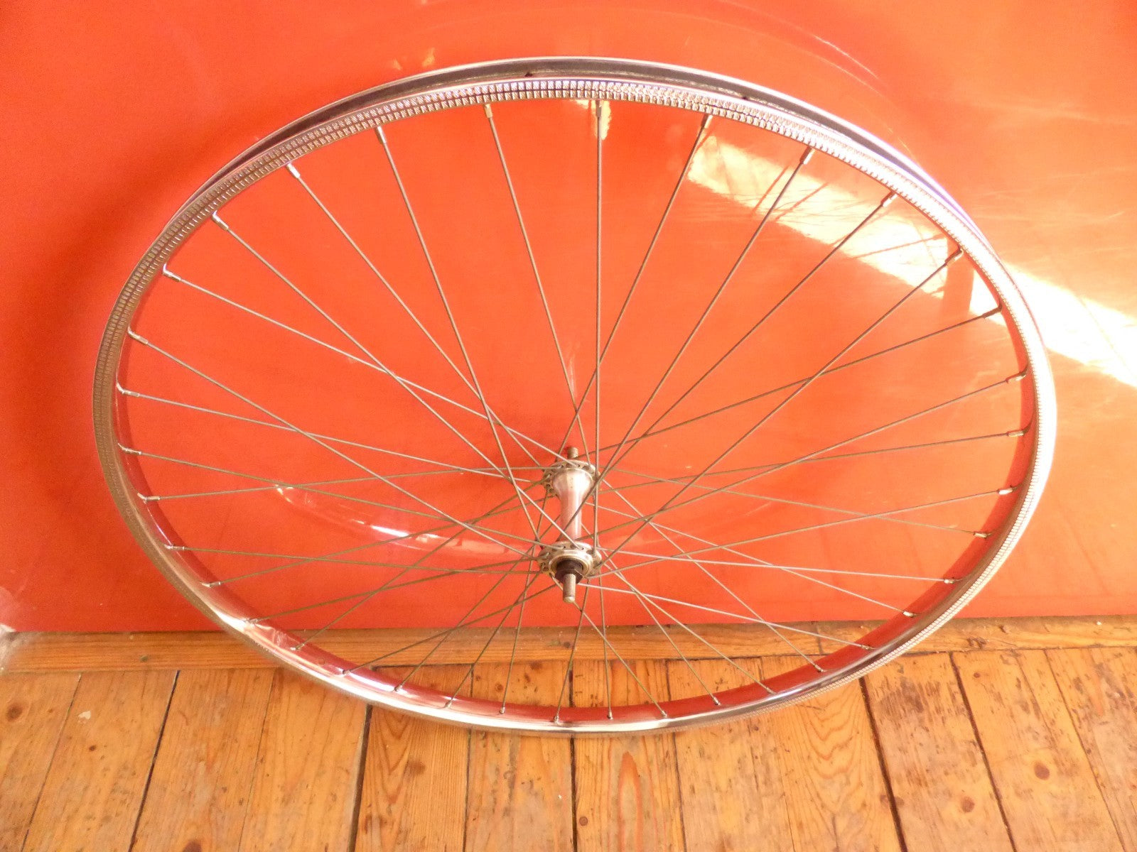 ✨ NOS  Roue avant Vélo Vintage SAMIR 650B Saminox 1982 – Moyeu Maillard✨