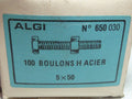 Algi 7 boulon acier 5x50 vintage