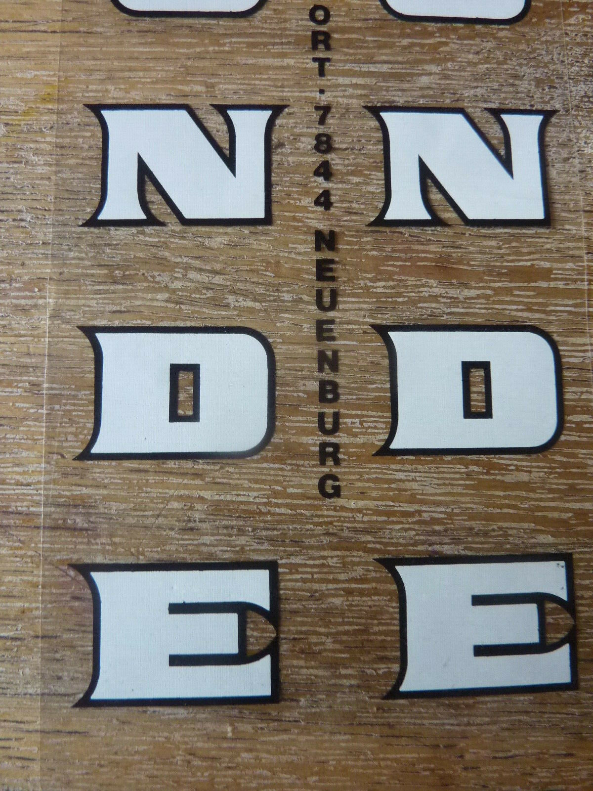 2 ancien PFUNDER  Neuenburg Vintage Stickers bike decal autocollant velo Eroica
