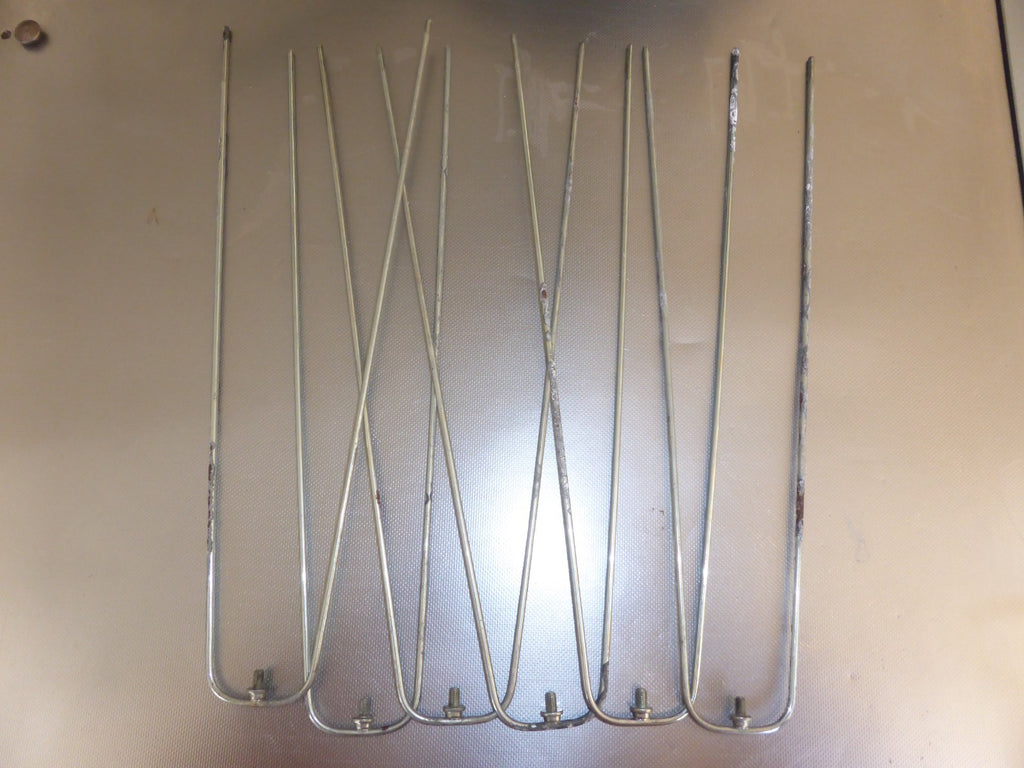 ✨✨lot 6 tringles de garde boue 360 mm Ø 3.5 mm acier vélo vintage 45 mm✨
