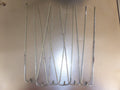 ✨✨lot 6 tringles de garde boue 360 mm Ø 3.5 mm acier vélo vintage 45 mm✨