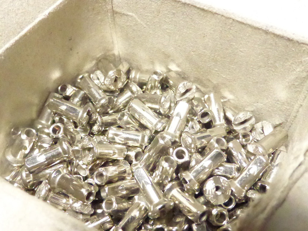 lot de 18  anciens vintage Acier Rayons + écrous  290 mm 1.84 mm Robergel velo
