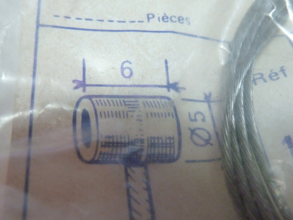 NOS neu cable gaz et décompresseur Peugeot 1m20 vintage