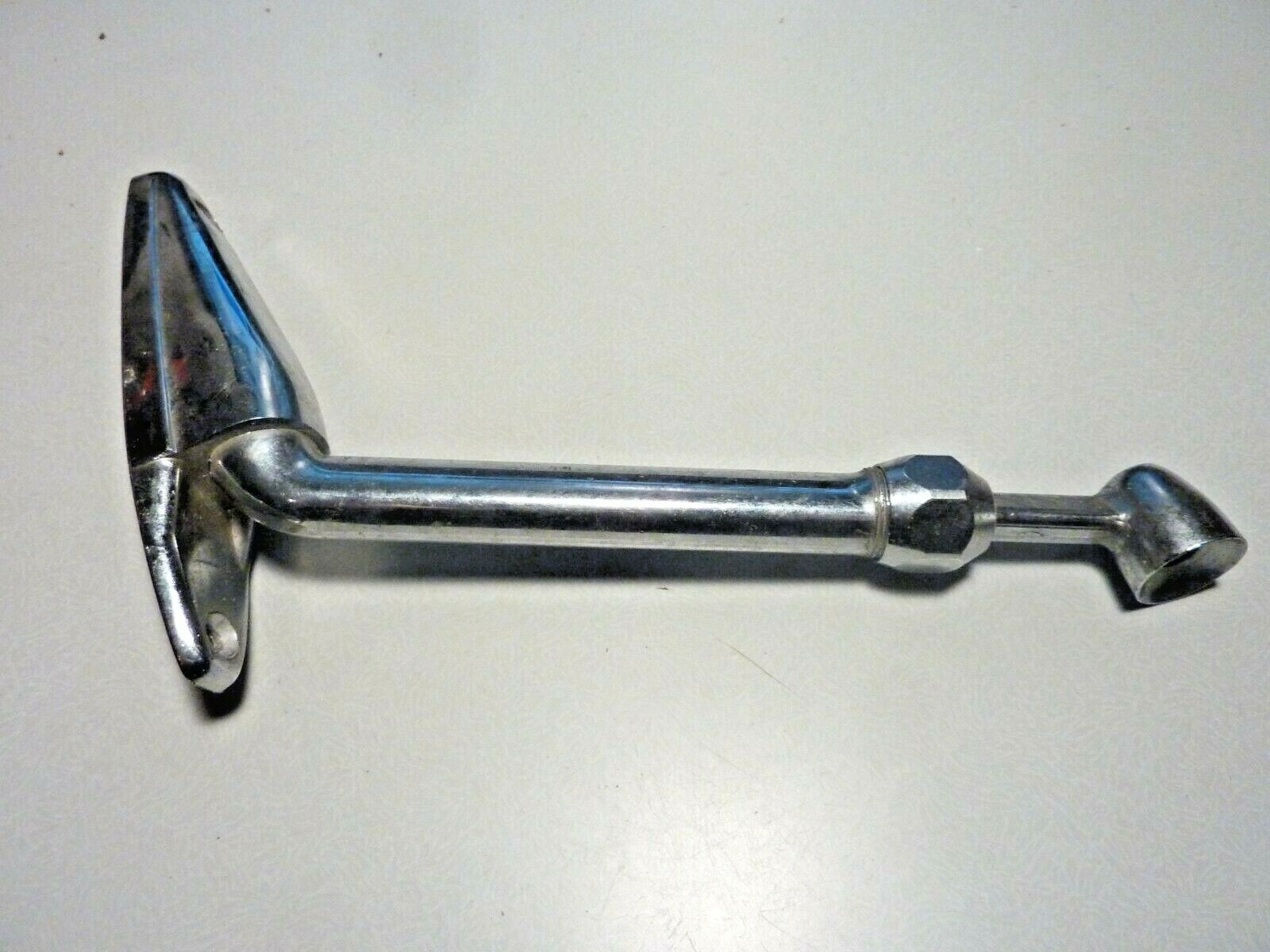 BRAS de RETROVISEUR EXTERIEUR CHROME allongeable caravane remorque fourgon