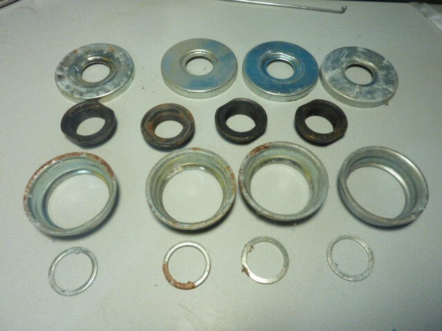 lot Cuvettes de pédalier acier ø 40 mm Oldschool, Vintage coupelles cup