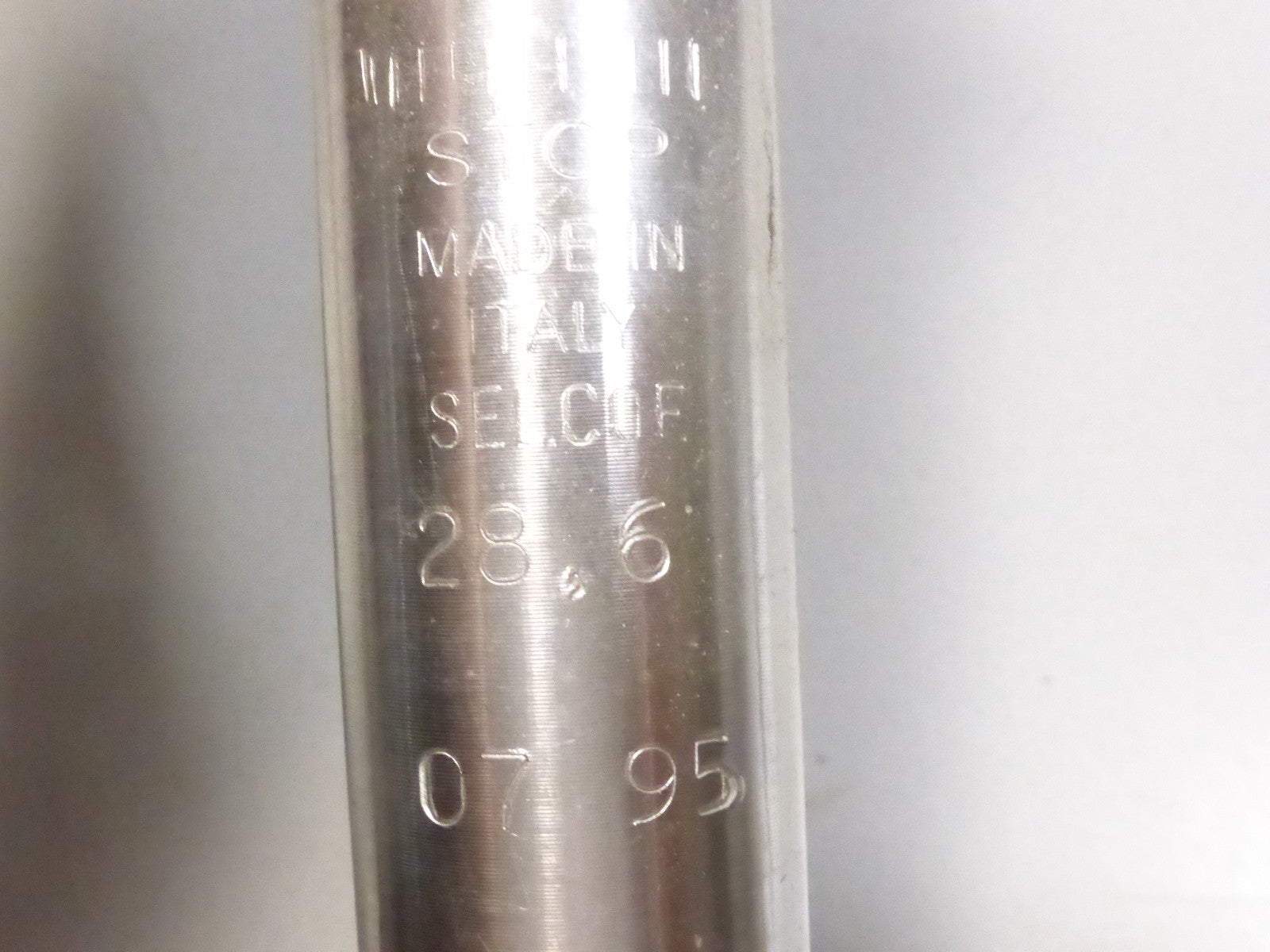 NOS SELCOF rétro Vélo Tige de selle  28.6 Seatpost vintage 07.95  275 mm  ;;;