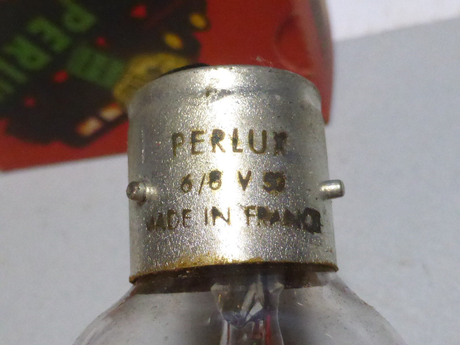 1 AMPOULE DE PHARES 6/8V Perlux motos AUTOS ANCIENNES 6V  BA 21 d