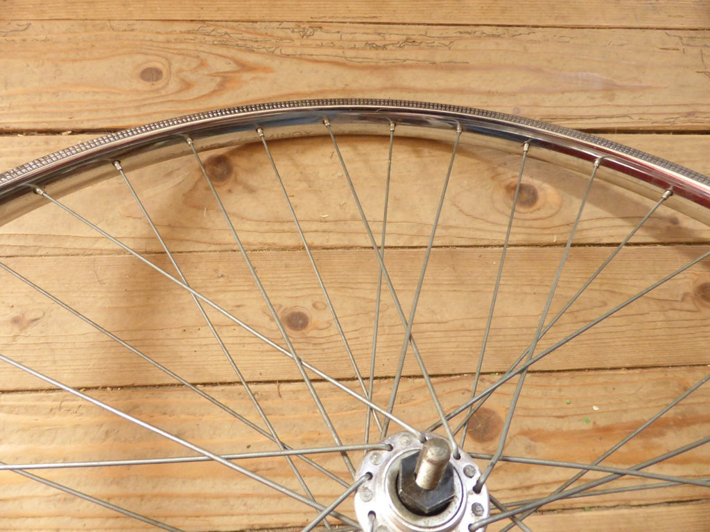 ✨ NOS  Roue Vélo Vintage SAMIR 650B Saminox 1983 – Moyeu Maillard✨
