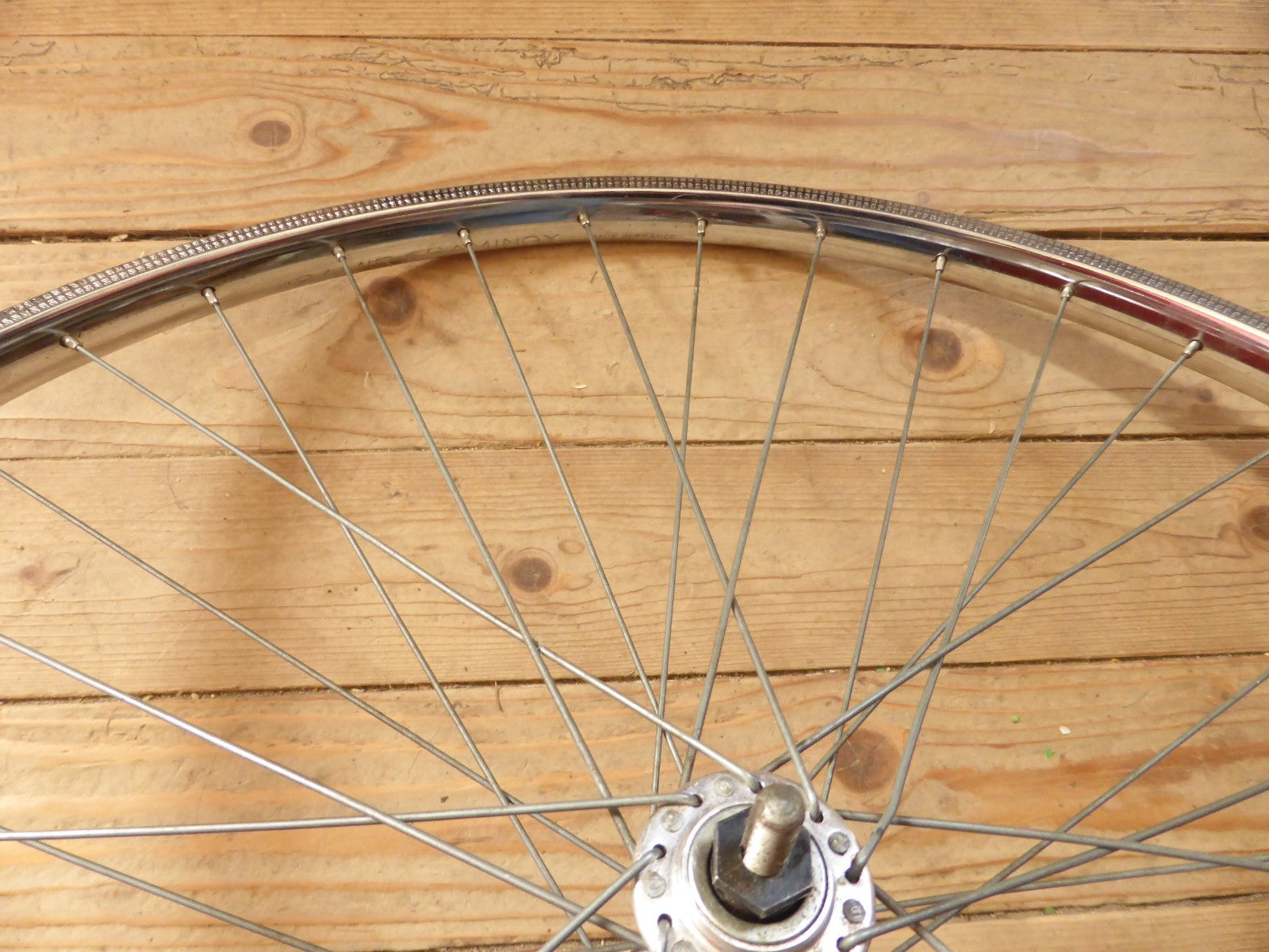 ✨ NOS  Roue Vélo Vintage SAMIR 650B Saminox 1983 – Moyeu Maillard✨