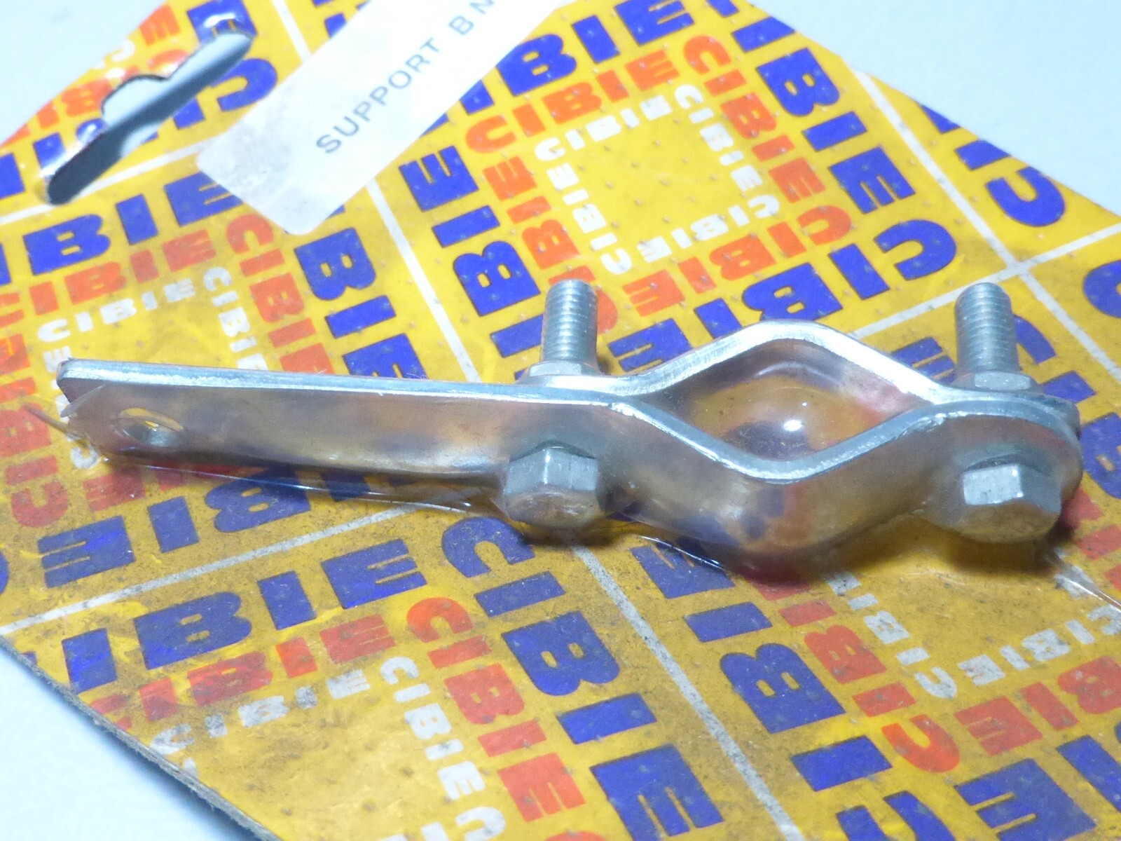 vintage 1 attache support de dynamo phare cibié soubitez de velo Made in France