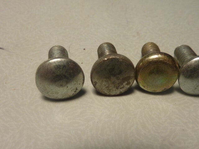 tète ronde méplat 6 vis bolt screw acier  vintage