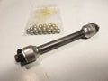 NOS 1 Ancien vintage AXE creux ROUE  vélo cyclo Ø 8 longueur 139 mm neuf ofmega