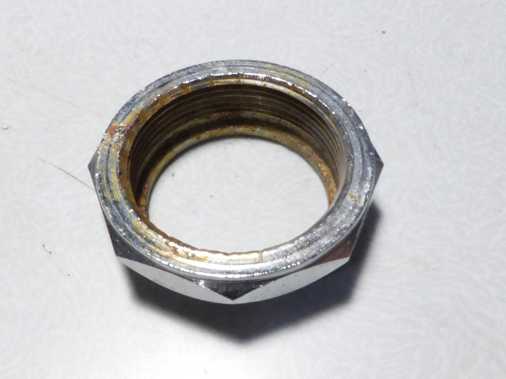 ✨ NOS contre-écrou chromé 1" (25.4 mm) – haut de fourche – vélo vintage ✨