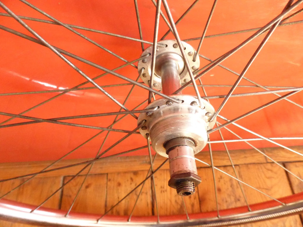✨ NOS Roue arrière velo vintage 700C (622) – SAMIR SAMINOX 1984 ✨
