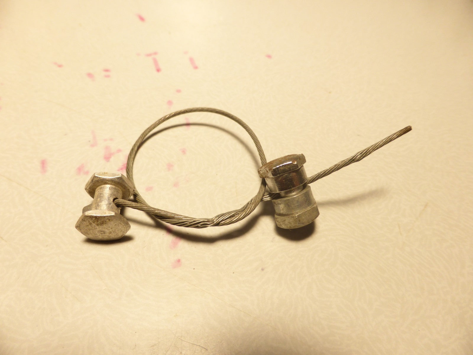Butée de gaine Mafac frein arrière brake cable velo ancien vintage pontet