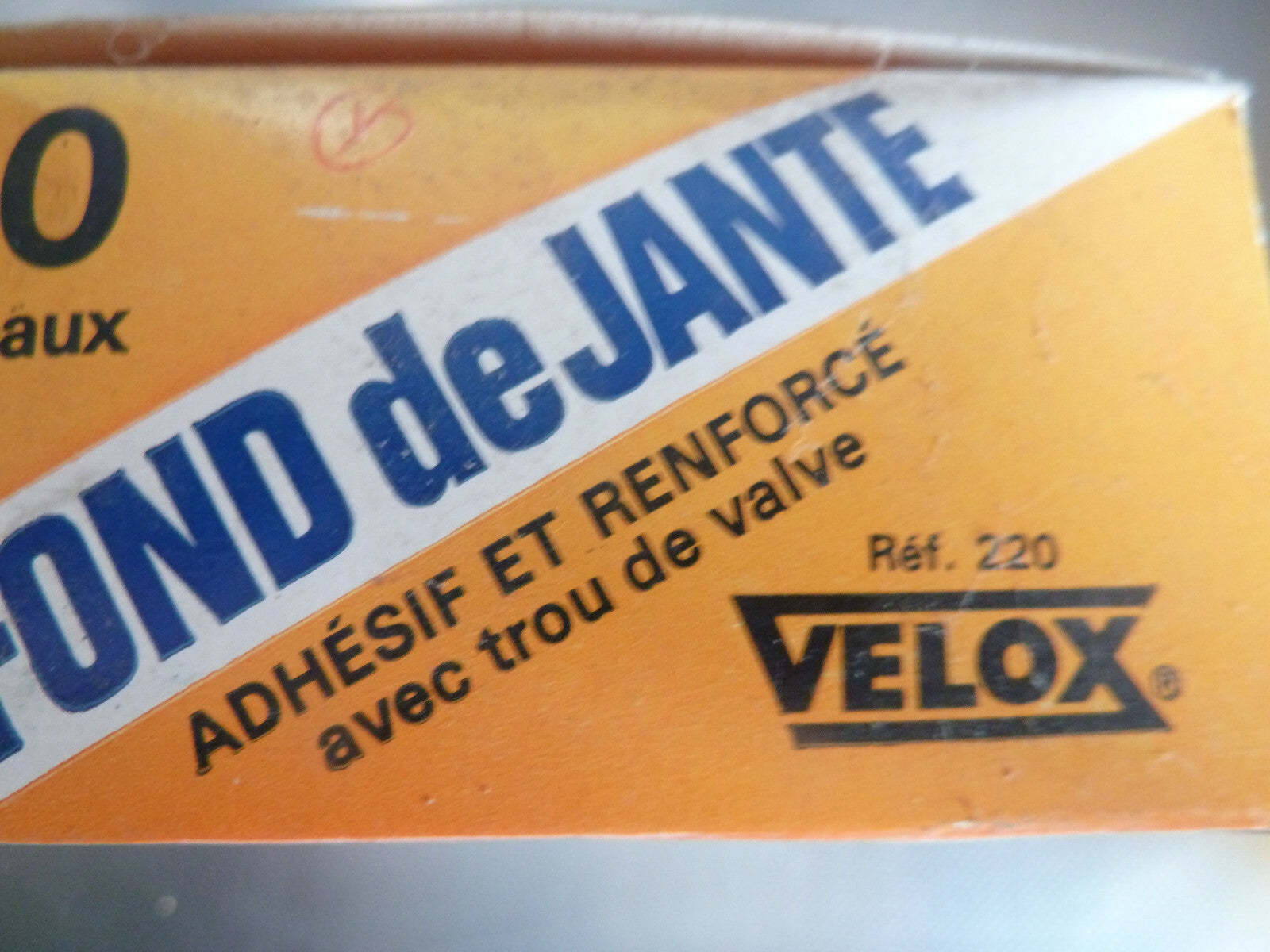✨vintage 2 Fond  jante Velox 22 mm coton vélo route cyclotouriste rim strip tape