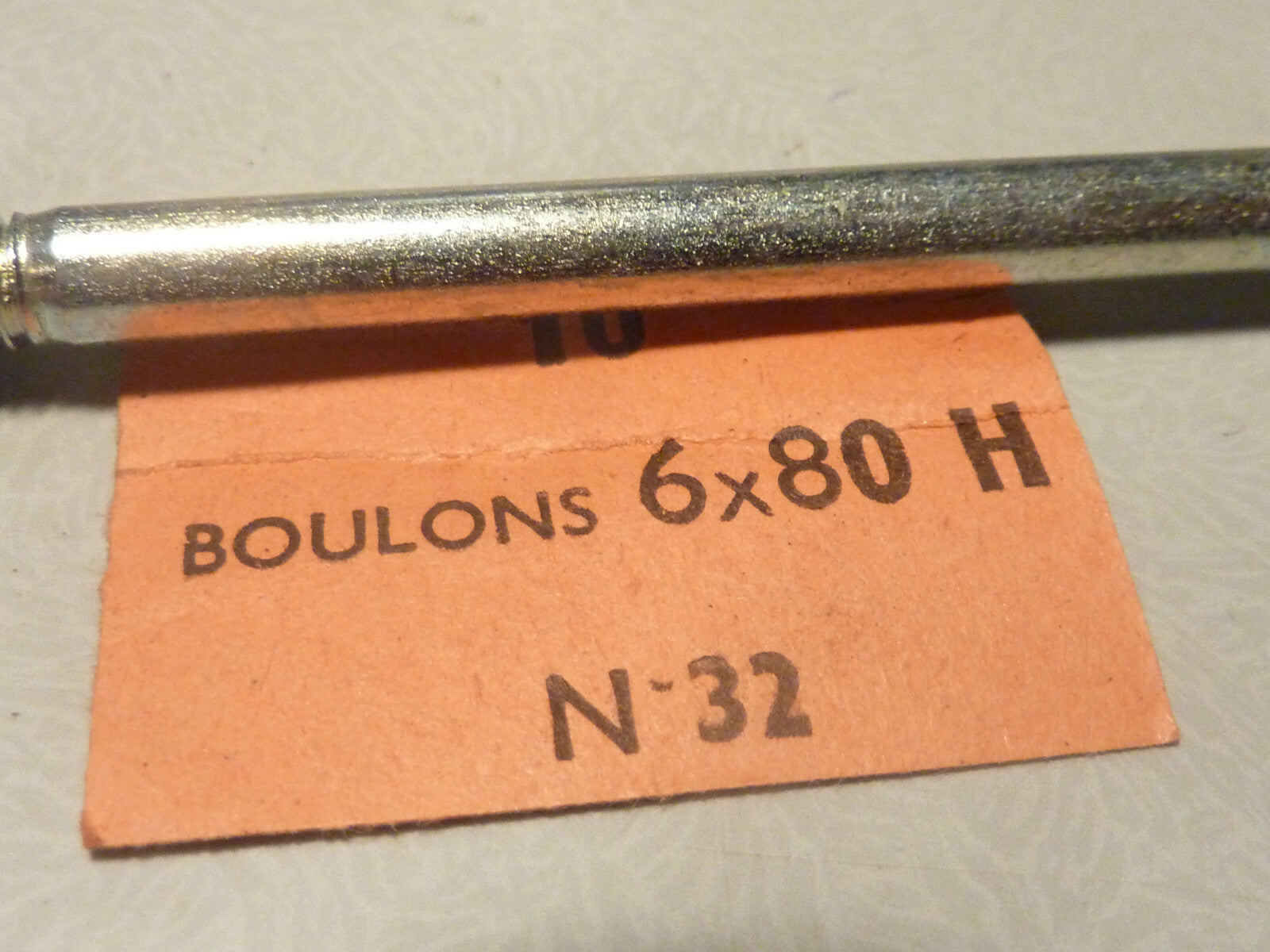 NOS ancienne vis carter 101 102 103 104 105 BB  mobylette vintage 6x80 boulon