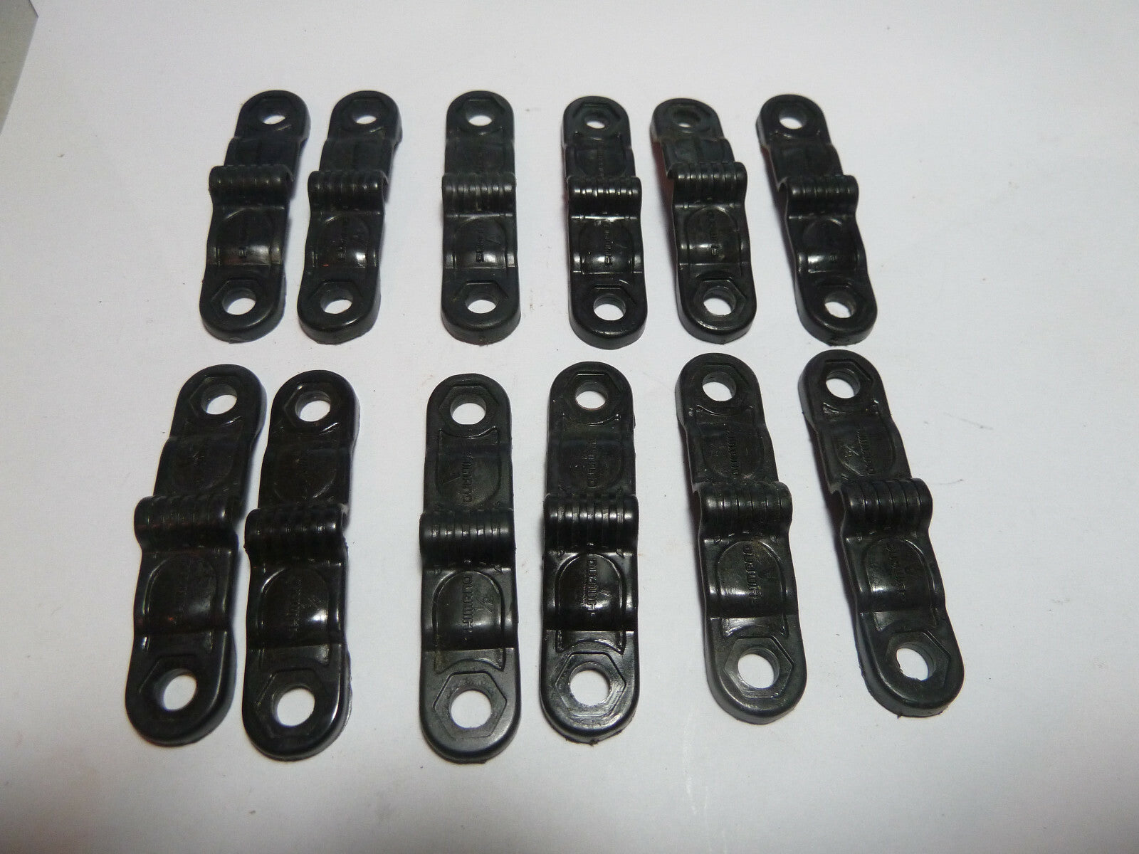 NOS 12 collier attaches Shimano Bicycle Cable Casing Clip  Plastic serre cable
