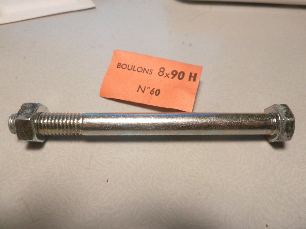 NOS 1 grand Axe de béquille diamètre 8mm x 90 mm pour cyclos motobécane 8x90