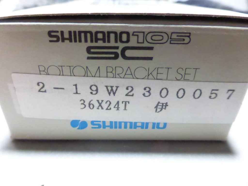 NOS NEU  Shimano 105 SC  36x24T italian italienisch Boîtier de pédalier
