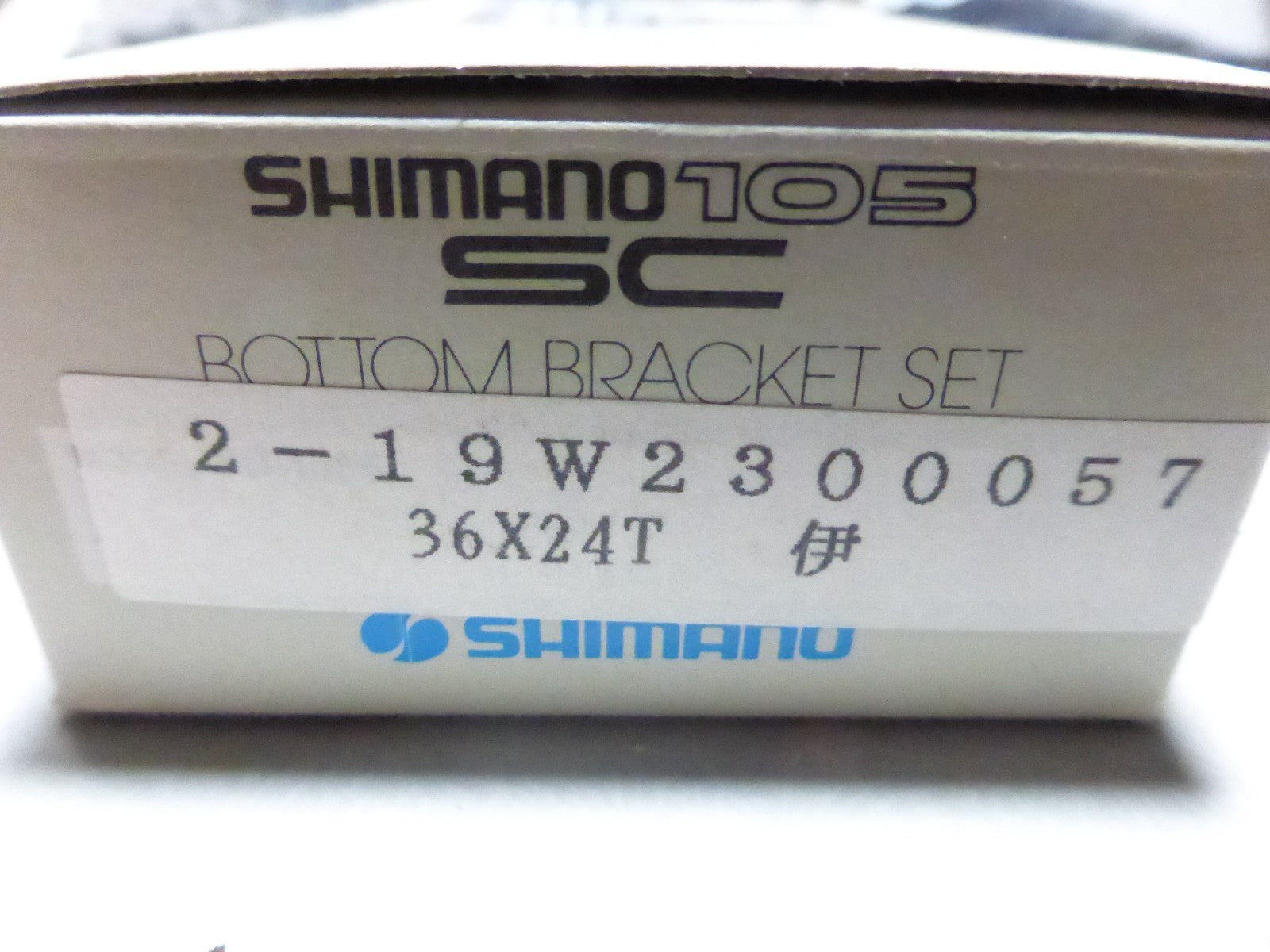 NOS NEU  Shimano 105 SC  36x24T italian italienisch Boîtier de pédalier