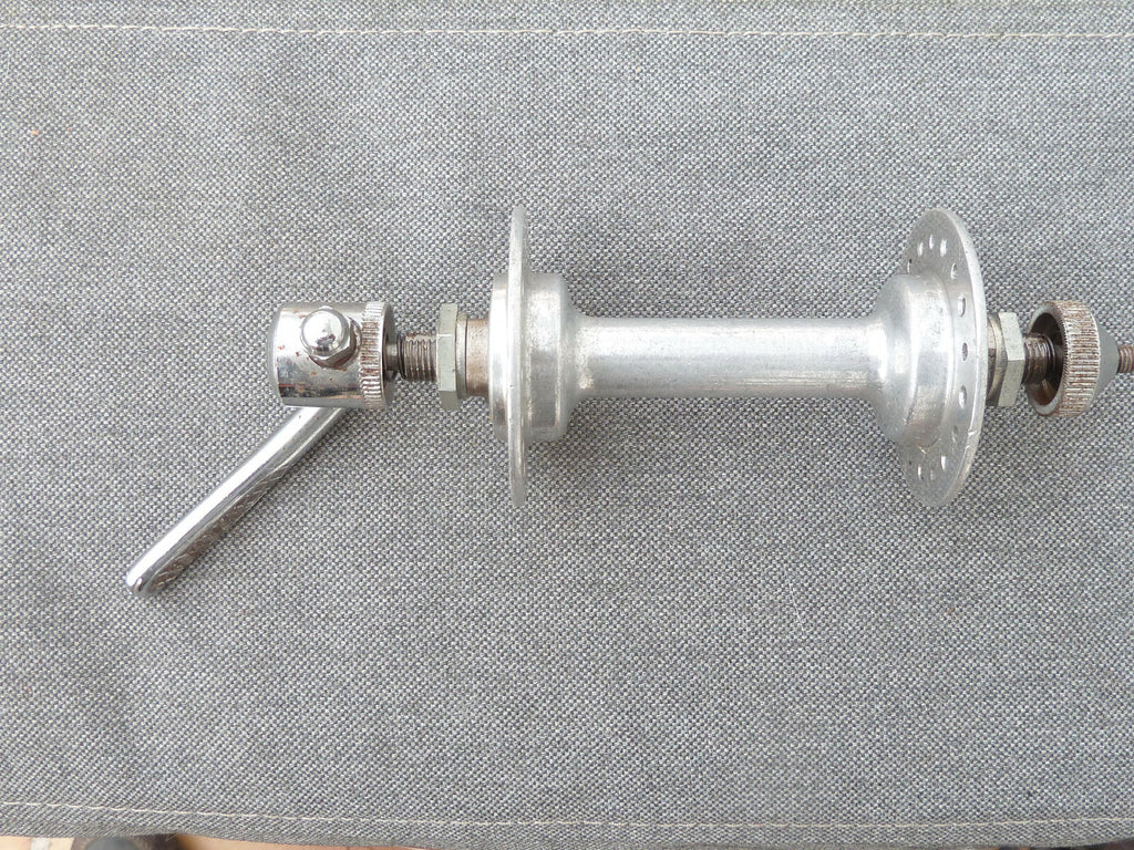 NOS NEU 1 vintage axe moyeux  orthor luxe 36 trous HOLE  FRONT HUB Nervex