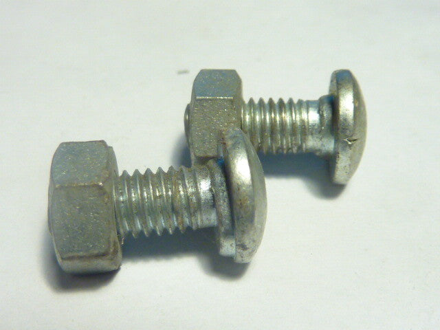 ✨ NOS tète ronde bombé méplat 2 vis bolt screw vintage velo cyclo mobylette✨