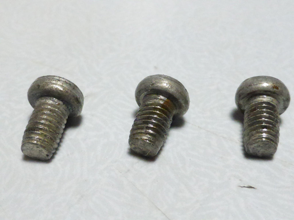 7 mini vis tète ronde bombé  bolt screw acier  boulon vintage