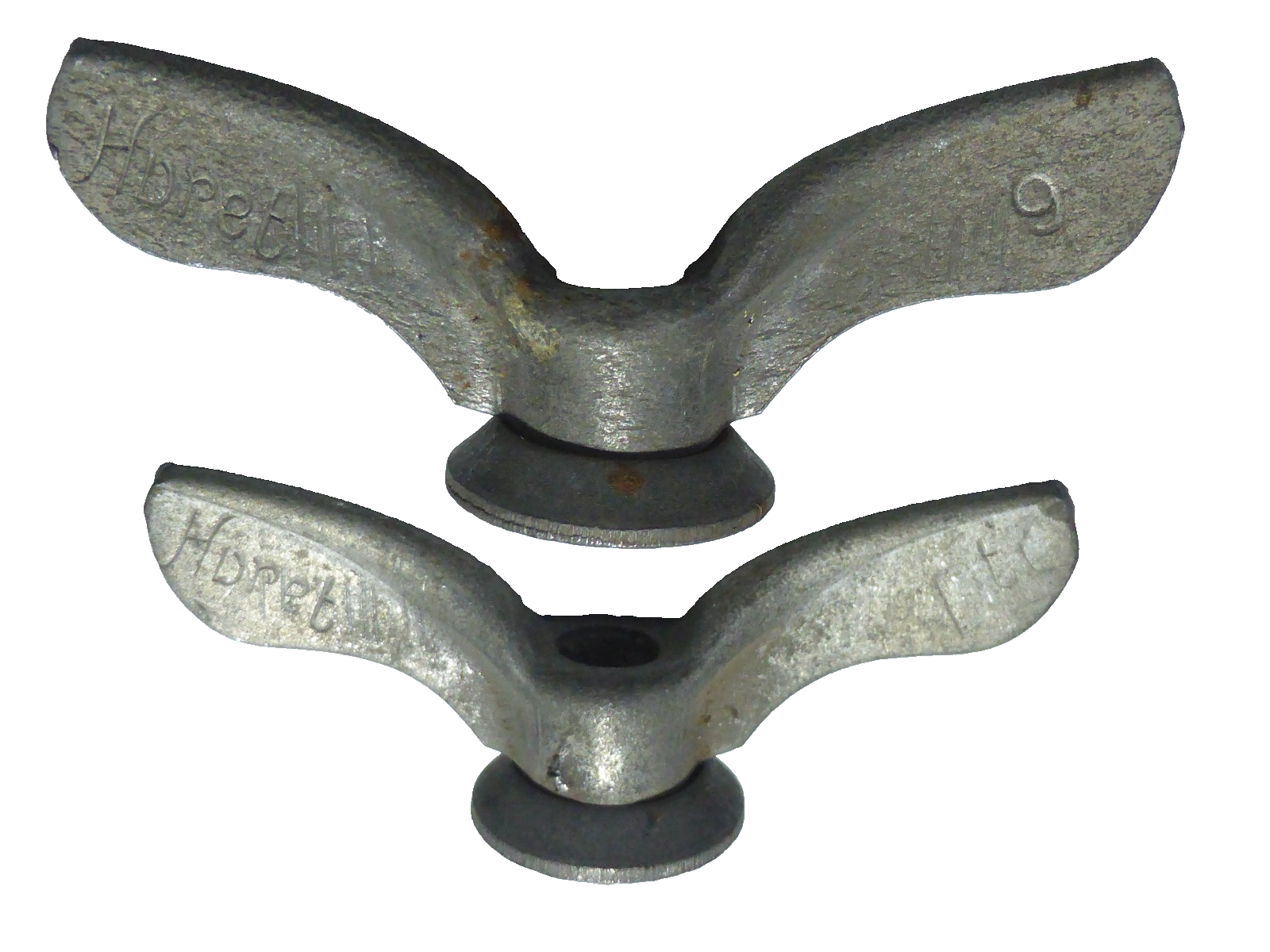 ✨NOS Neu 2 Écrous Papillon Vélo Ancien  Huret Wing Nuts 9 mm Vintage✨