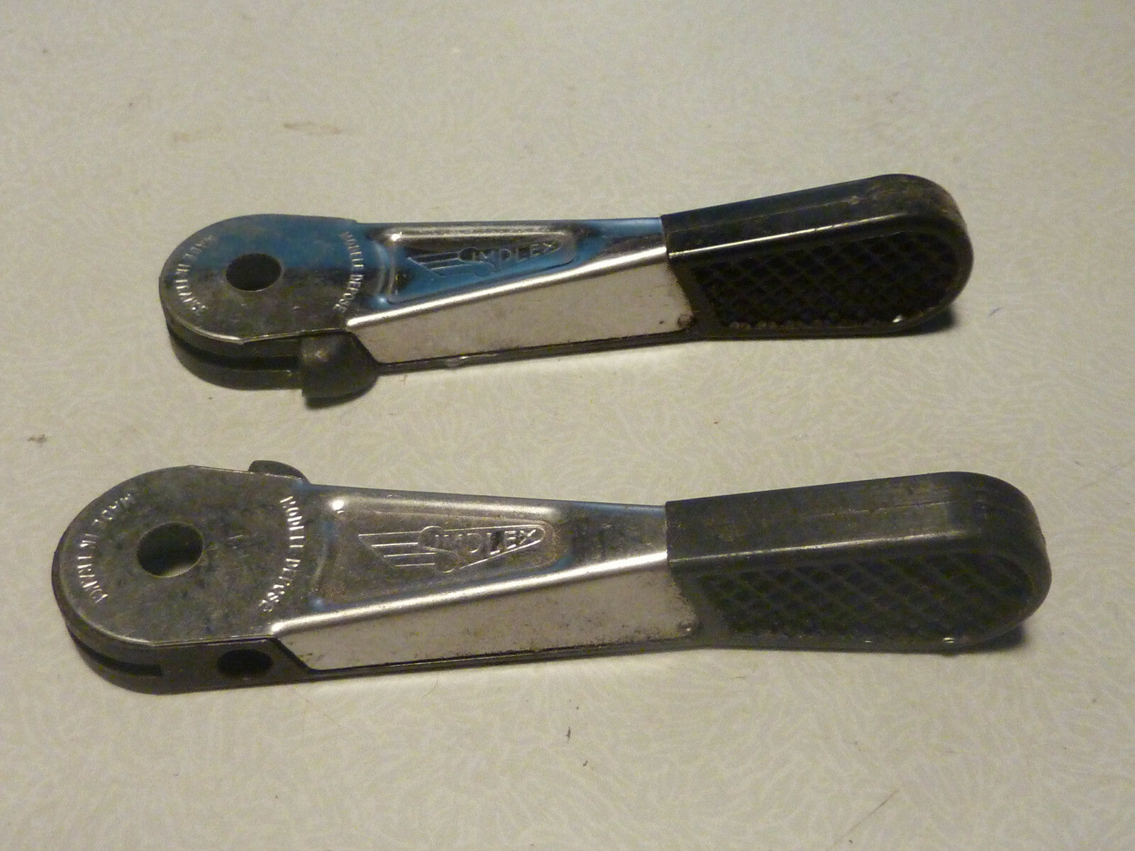 NOS paire LEVIER DE VITESSES ANCIEN Simplex 2964 2965 Prestige Shifter