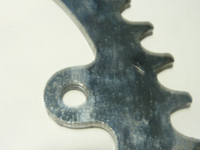 vintage CHAINRING  - 42 - Plateau acier chromé trous de Ø 6 mm