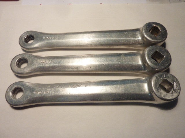 3 manivelles Pédalier vintage CW  170 mm  9/16 manivele gauche