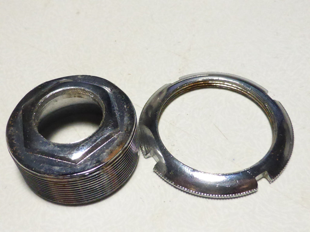 ✨ Ancien stock NOS RFG Cuvette de pédalier chromée  Filetage BSA Vélo vintage✨