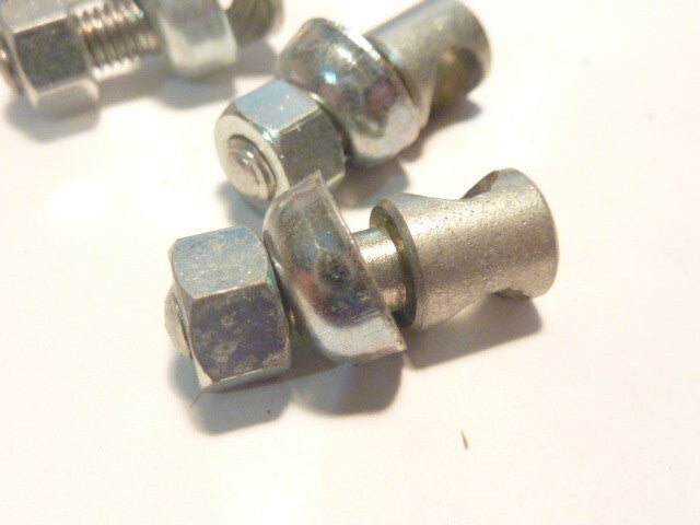 ✨ NOS 4 anciennes SERRE TRINGLE  L 22.3 X 8 X D 6mm POUR TRINGLE  6 mm VINTAGE✨