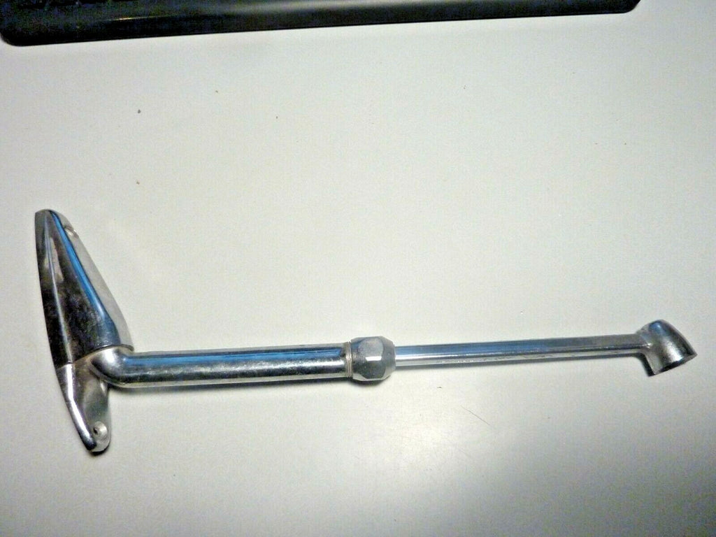 BRAS de RETROVISEUR EXTERIEUR CHROME allongeable caravane remorque fourgon