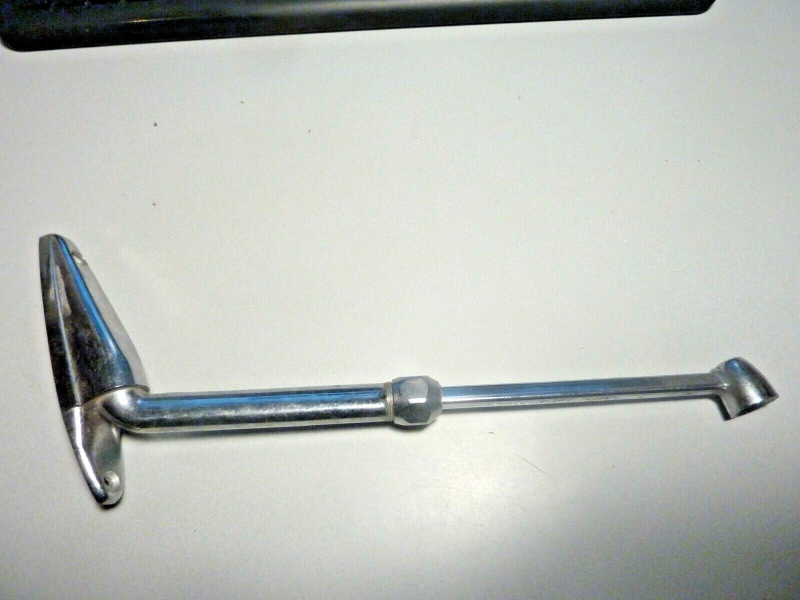 BRAS de RETROVISEUR EXTERIEUR CHROME allongeable caravane remorque fourgon