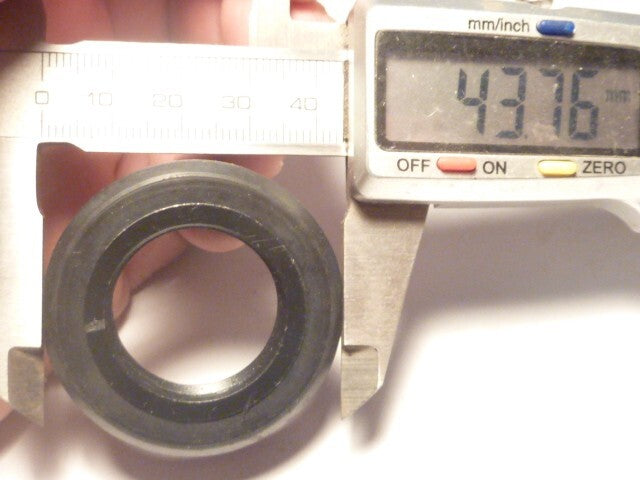 1 BAGUE rondelle jeu de direction cuvette réglable métal / caoutchouc 25.4x1
