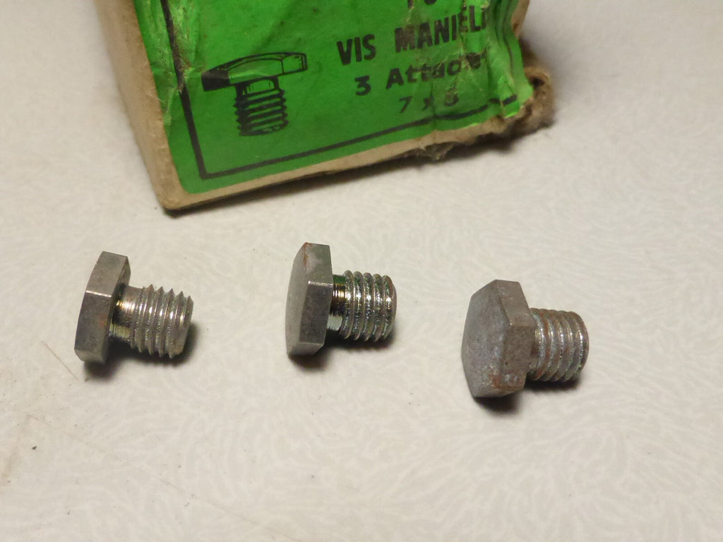 ✨ Ancien stock NOS Lot de 3 Vis de manivelle pédalier Algi – Vélo vintage✨