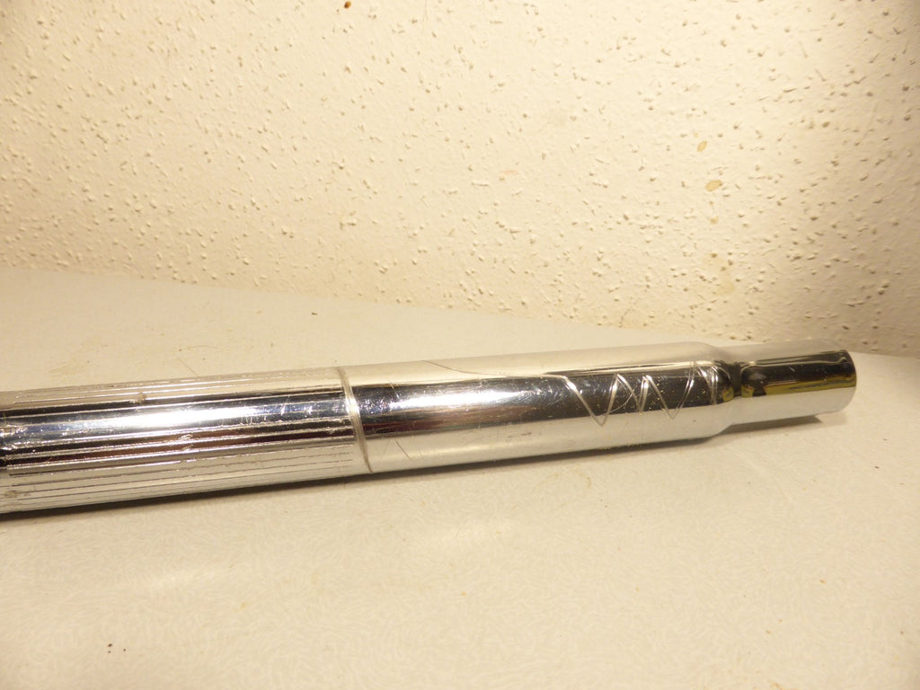 NOS tige tube de selle  26 mm vintage acier chromé 350 gr ANCIEN STOCK L300 mm
