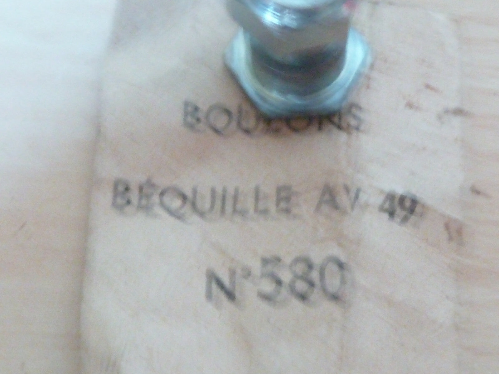 ✨ Ancien stock – Lot de 2 boulons de fixation béquille – Motobécane AV49 ✨