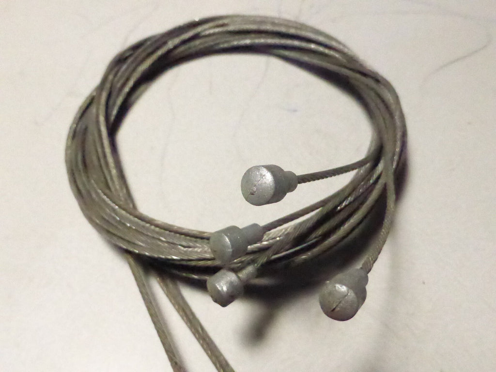 Câble de frein 1.2m et 0.7 m Ø 1.45 mm tête type poire Ø 6xL5mm