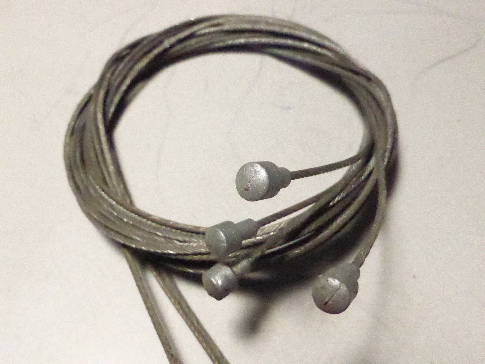 Câble de frein 1.2m et 0.7 m Ø 1.45 mm tête type poire Ø 6xL5mm