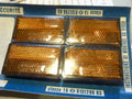 4 CATADIOPTRES LATERAUX CYCLOMOTEUR PEUGEOT 103 SP original luxor tube fourche