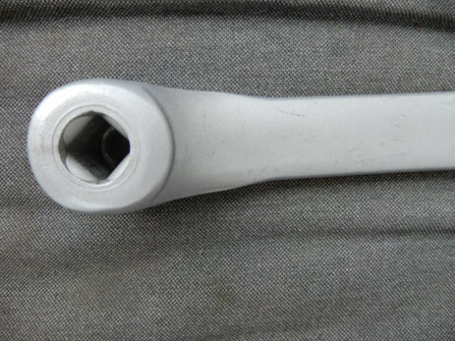 NOS NEU Pédalier Thun silvertone 170 mm 24/34/44 Teeth  (9/16 ") crankset